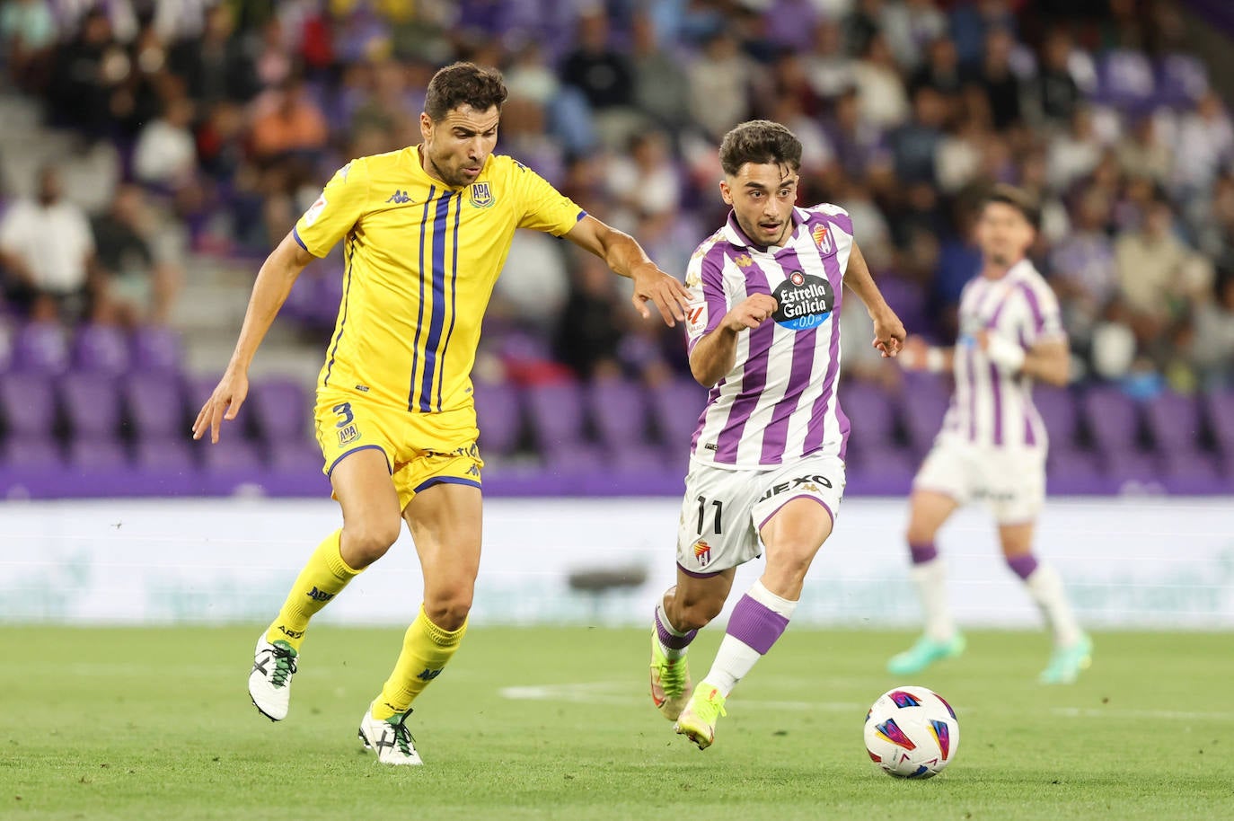 El partido entre en Real Valladolid y el Alcorcón, en imágenes (1/3)