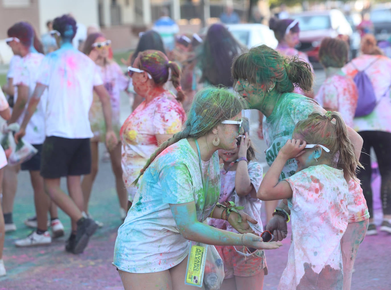 Palencia es de color &#039;holi run&#039;