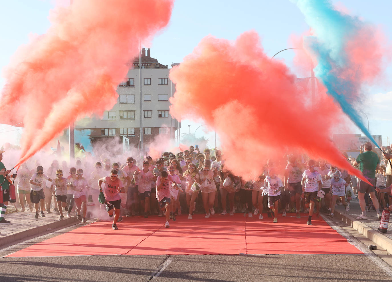 Palencia es de color &#039;holi run&#039;