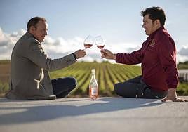 Carlos Villar (director general de Bodegas Protos) y el enólogo Pedro Martin Hinojal.