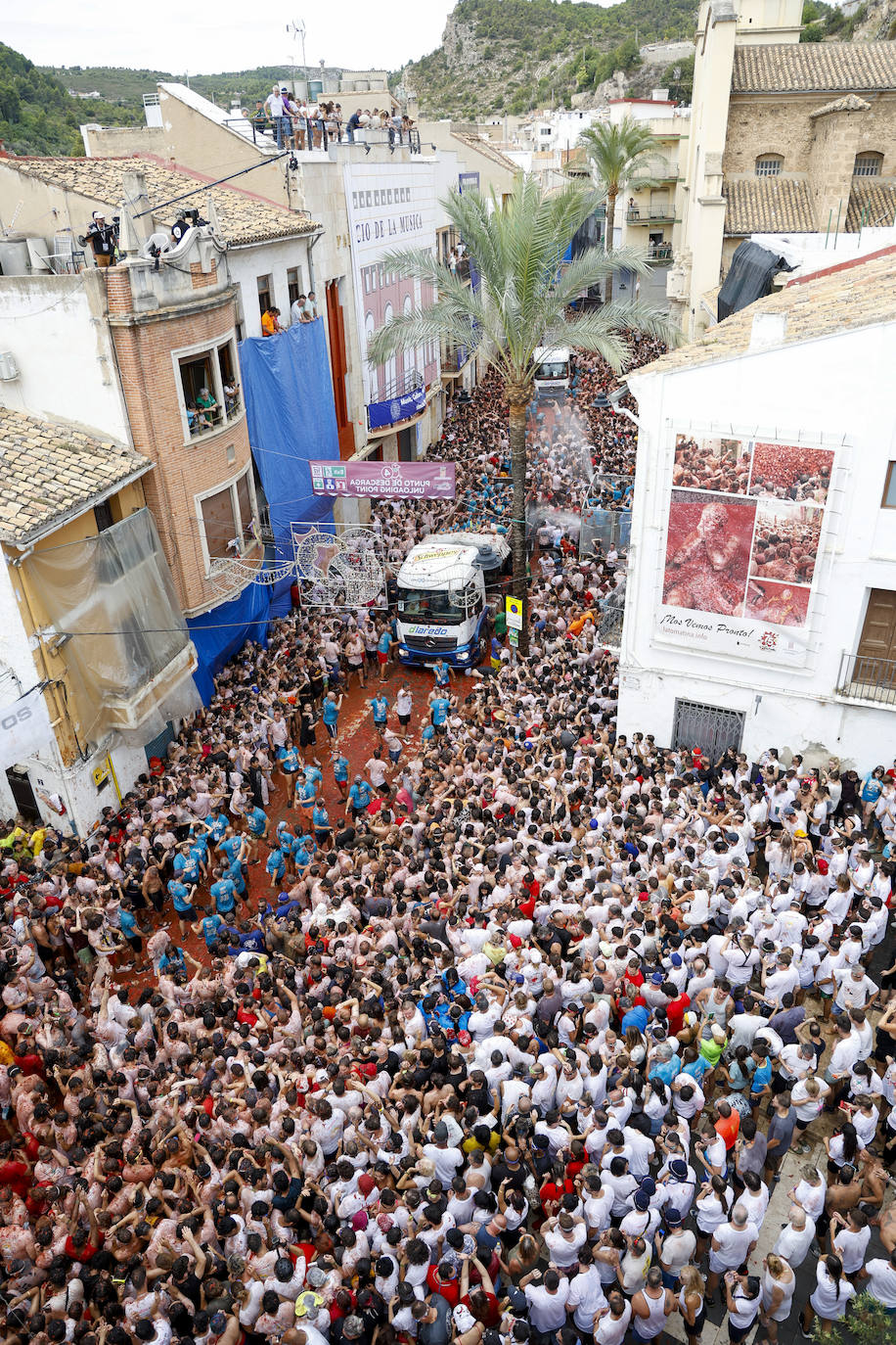 La Tomatina de Buñol, en imágenes