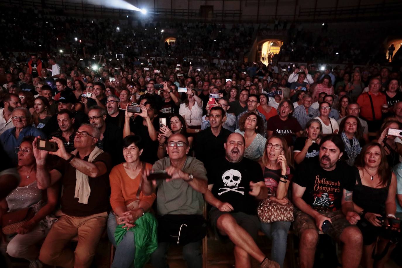 El concierto de Miguel Ríos en Valladolid, en imágenes