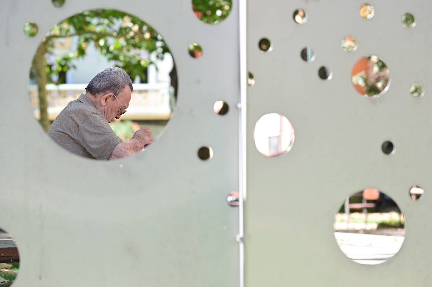 La plaza Circular, en imágenes