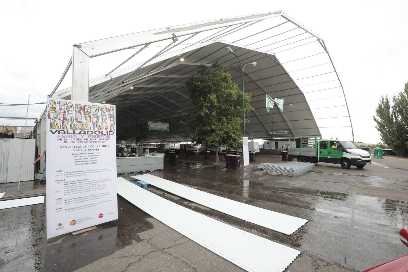 Desperfectos en la feria gastronómica