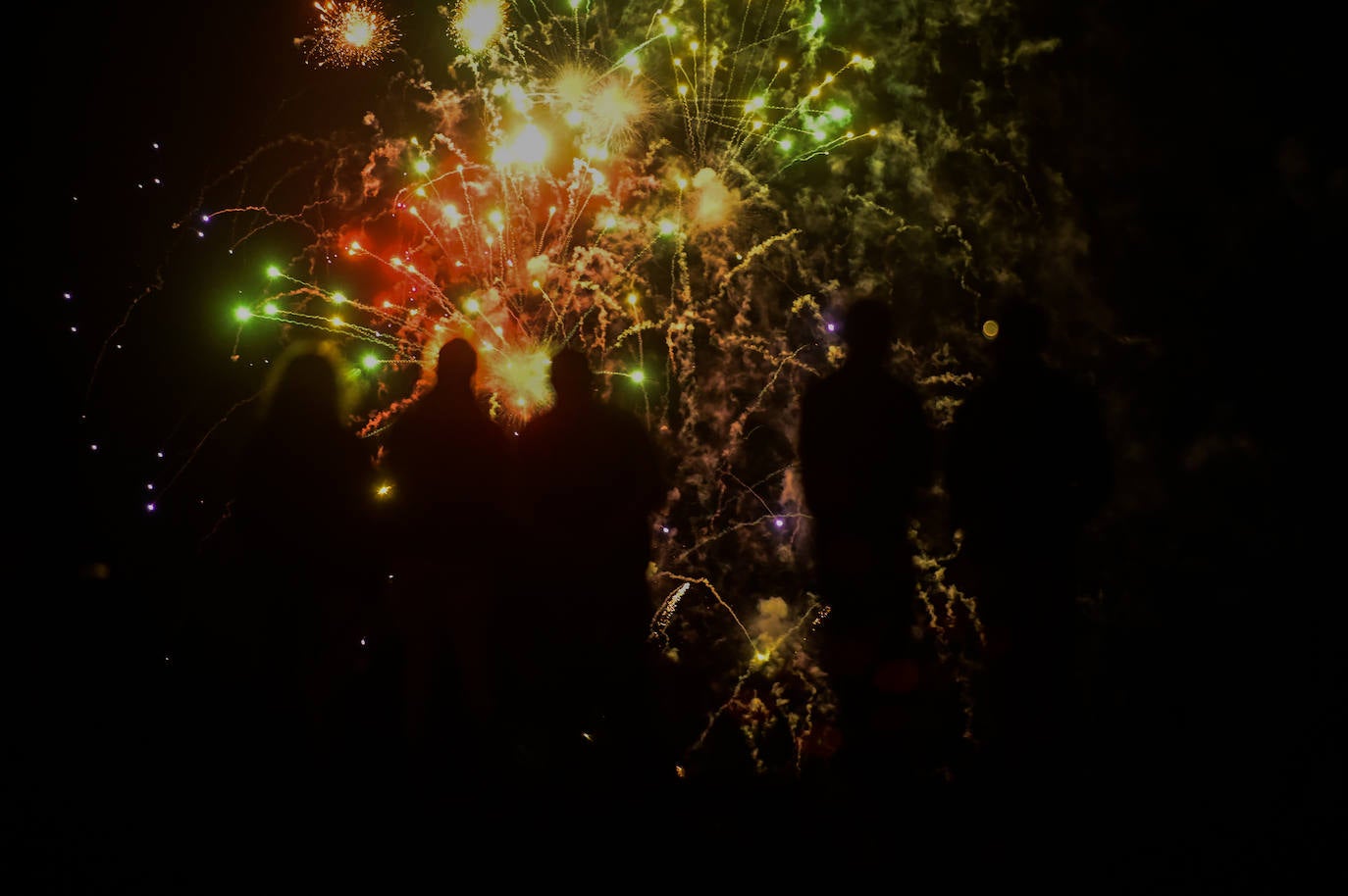 El cielo de Valladolid se llena de luces de colores