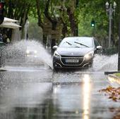 La tormenta provoca un corte de luz en Laguna de Duero