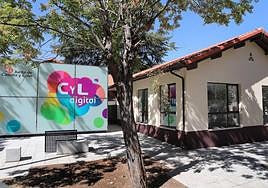 Instalaciones remodeladas para albergar el Espacio Digital, en el complejo de la Casa Cuna, detrás del Salón.