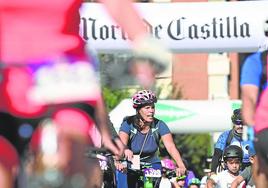 Participantes en el Día de la Bici del año pasado.