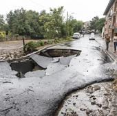 El temporal causa daños en más de 200 viviendas de El Espinar