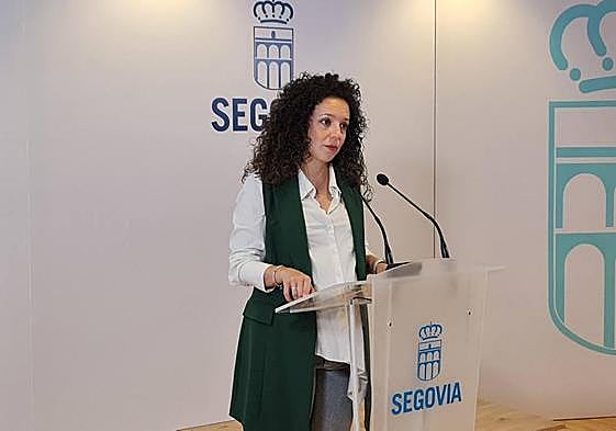 Noemí Otero, portavoz de Ciudadanos en el Ayuntamiento de Segovia.