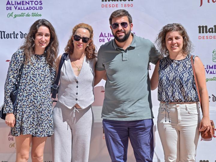 María Rial, Pilar Criado, Pablo Pérez y Sara Redondo (Vallsur).