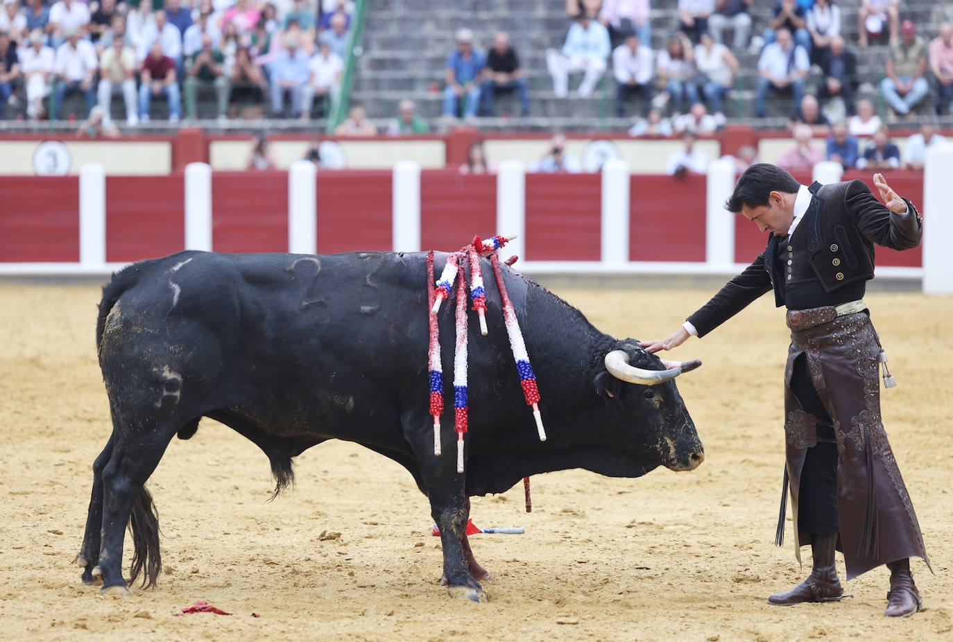 En imágenes, la corrida de rejones