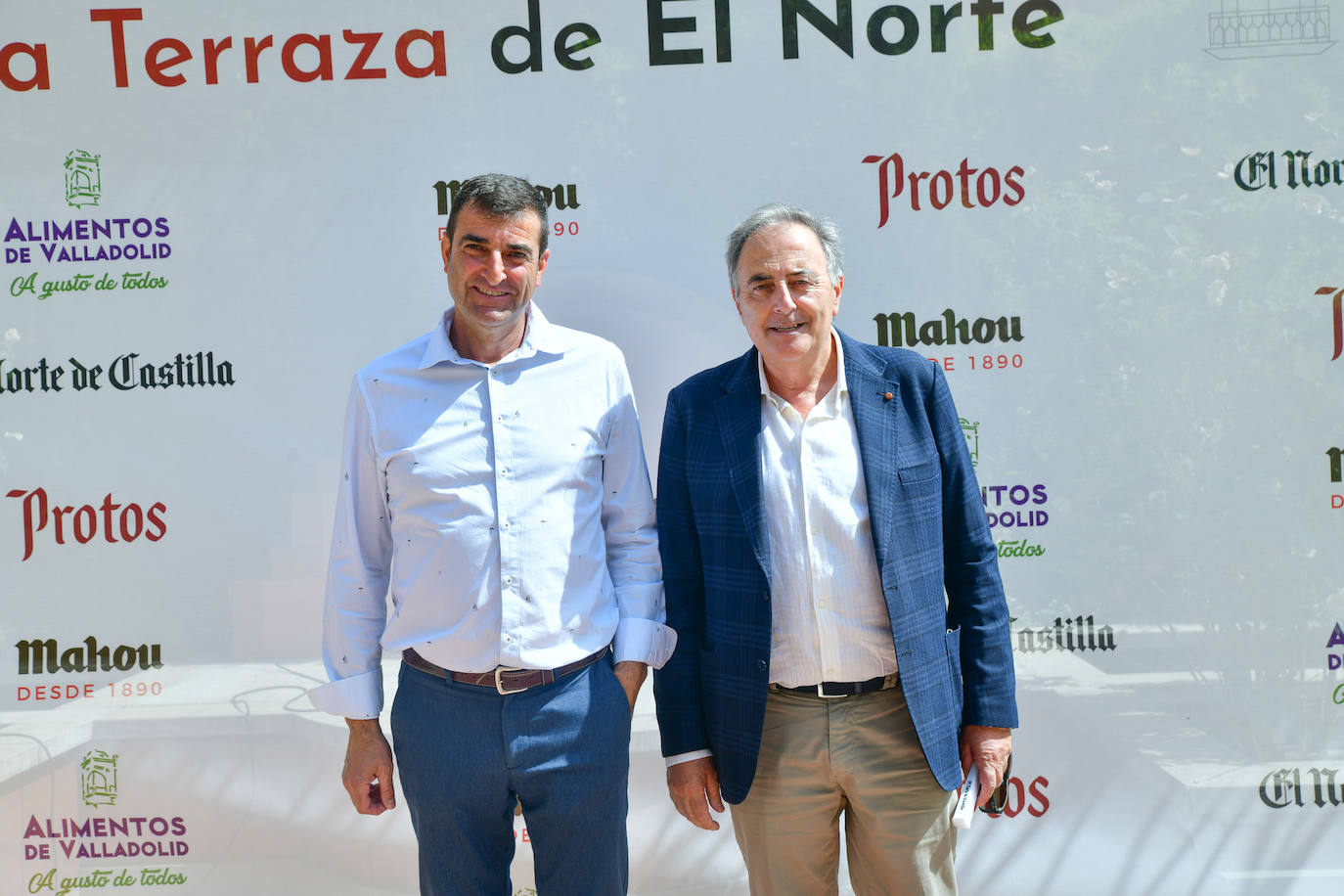 Fernando Vara y Avelino Álvarez (alcalde de Laguna de Duero).