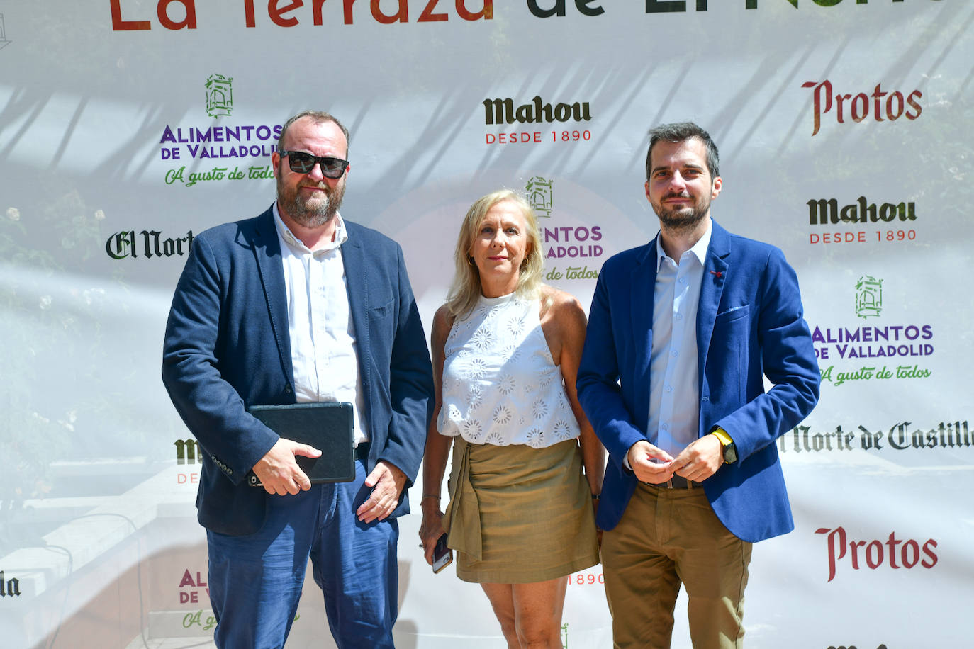 Julio Casado (Mercadona), Ana Alonso (El Norte) y Ricardo Álvarez (Mercadona).