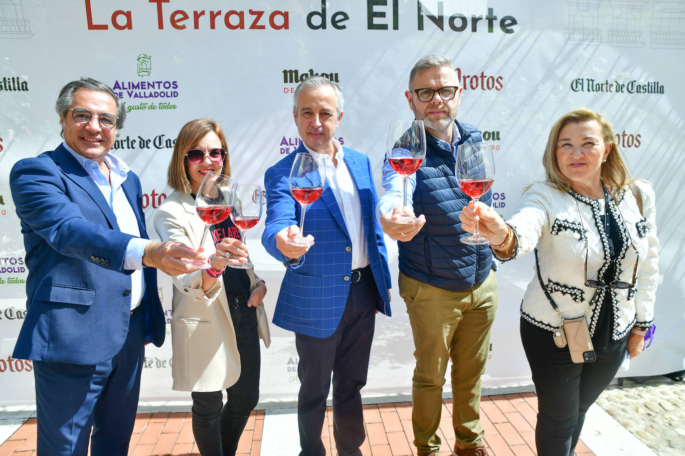 Manuel Salgado (El Norte), Alicia Clavero, Pablo Sáez, Raúl Escudero y Mar Barbero (Denominación de Origen Cigales).