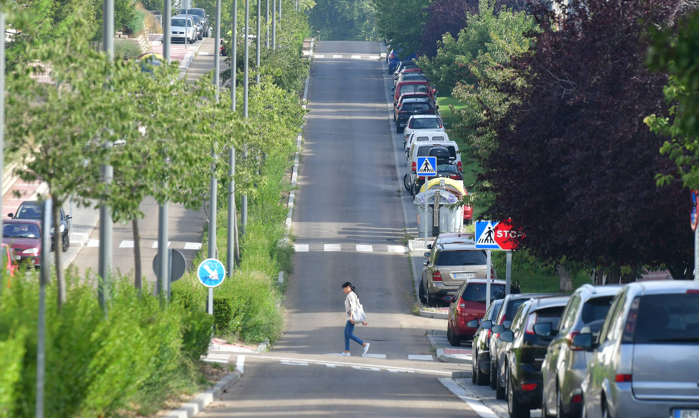 La Avenida de las Contiendas en el barrio de Girón