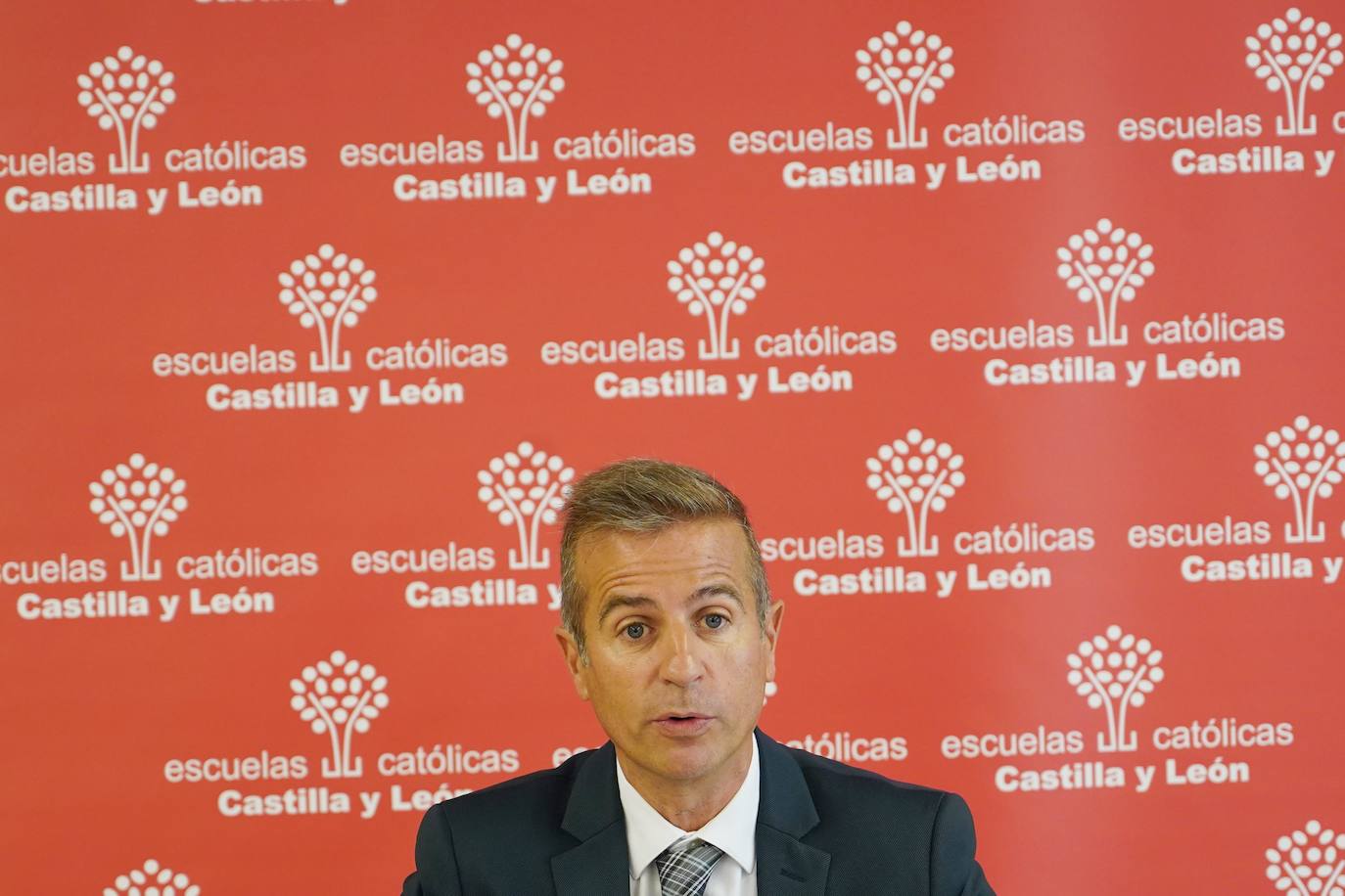 El secretario autonómico de Escuelas Católicas Castilla y León, Leandro Roldán.