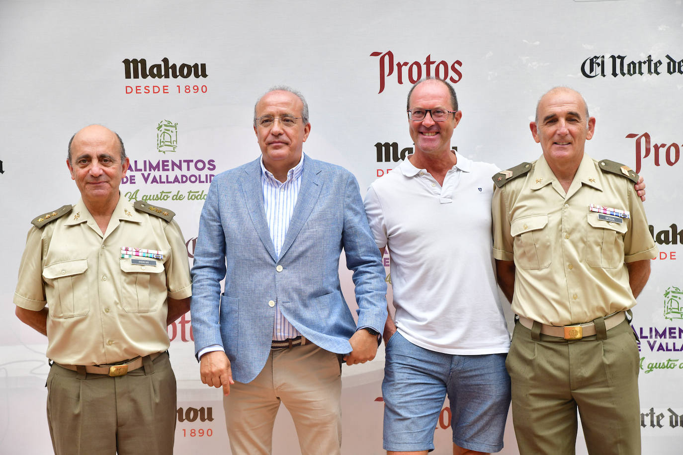 Carlos Hidalgo (gobernador del Palacio Real), Rubén Rodríguez Lucas (viceconsejero de Medio Ambiente), Tony Garrosa y José Ortega (oficial mayor de Palacio).