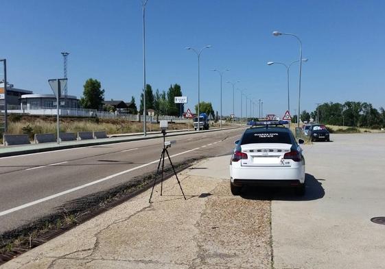 Radar de la Guardia Civil de Tráfico.