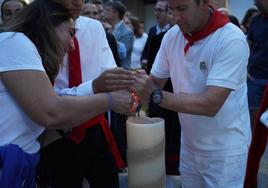 Ofrenda de Los Cirios en Santa María la Real de Nieva