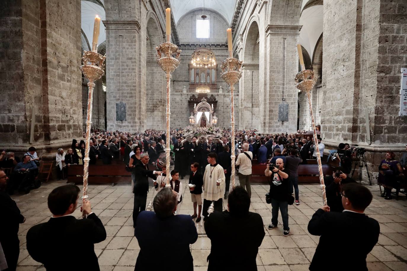 Misa y procesión de Nuestra Señora de San Lorenzo en las Fiestas de Valladolid