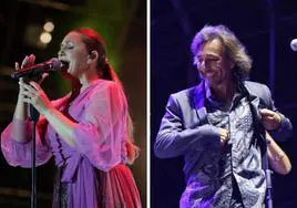 Niña Pastori y Antonio Carmona protagonizaron los conciertos de la Plaza Mayor este viernes por la noche.