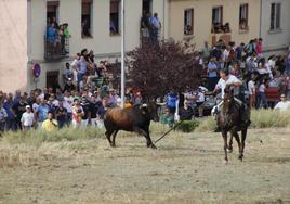 Emocionante y divertido segundo encierro de las fiestas de Portillo