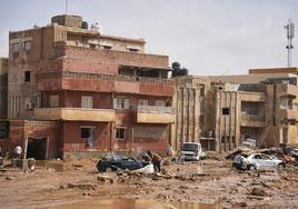 La ciudad de Derna ha quedado arrasada por el agua.