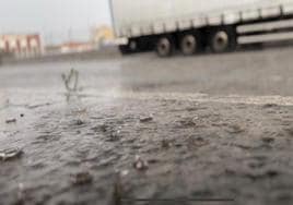 Imágenes de la tromba de agua en Valladolid.