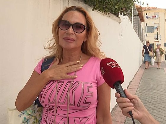 Marlène Mourreau, muy preocupada por la situación de su hijo.