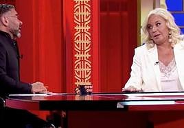 Jorge Javier Vázquez pregunta a Bárbara Rey en 'Cuentos chinos'.
