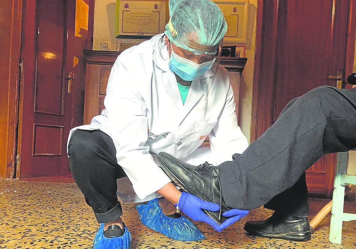 Servicio de ayuda a domicilio del Ayuntamiento de Segovia durante la pandemia.