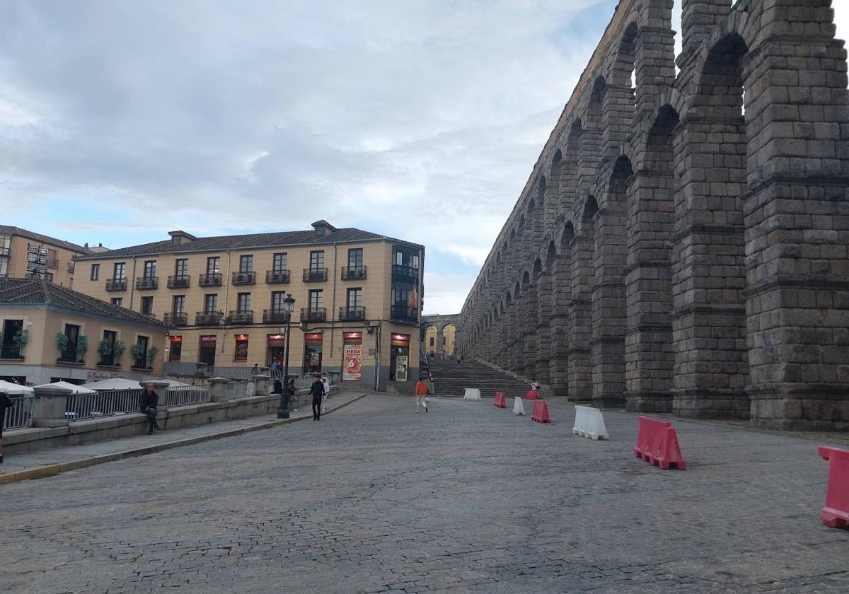 Tramo final de la calle Ochoa Ondátegui, donde estará ubicada una de las paradas.