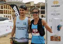 Iván Granda y Onintza Zeberio, ganadores de la prueba top de la Ribera Run Experience.
