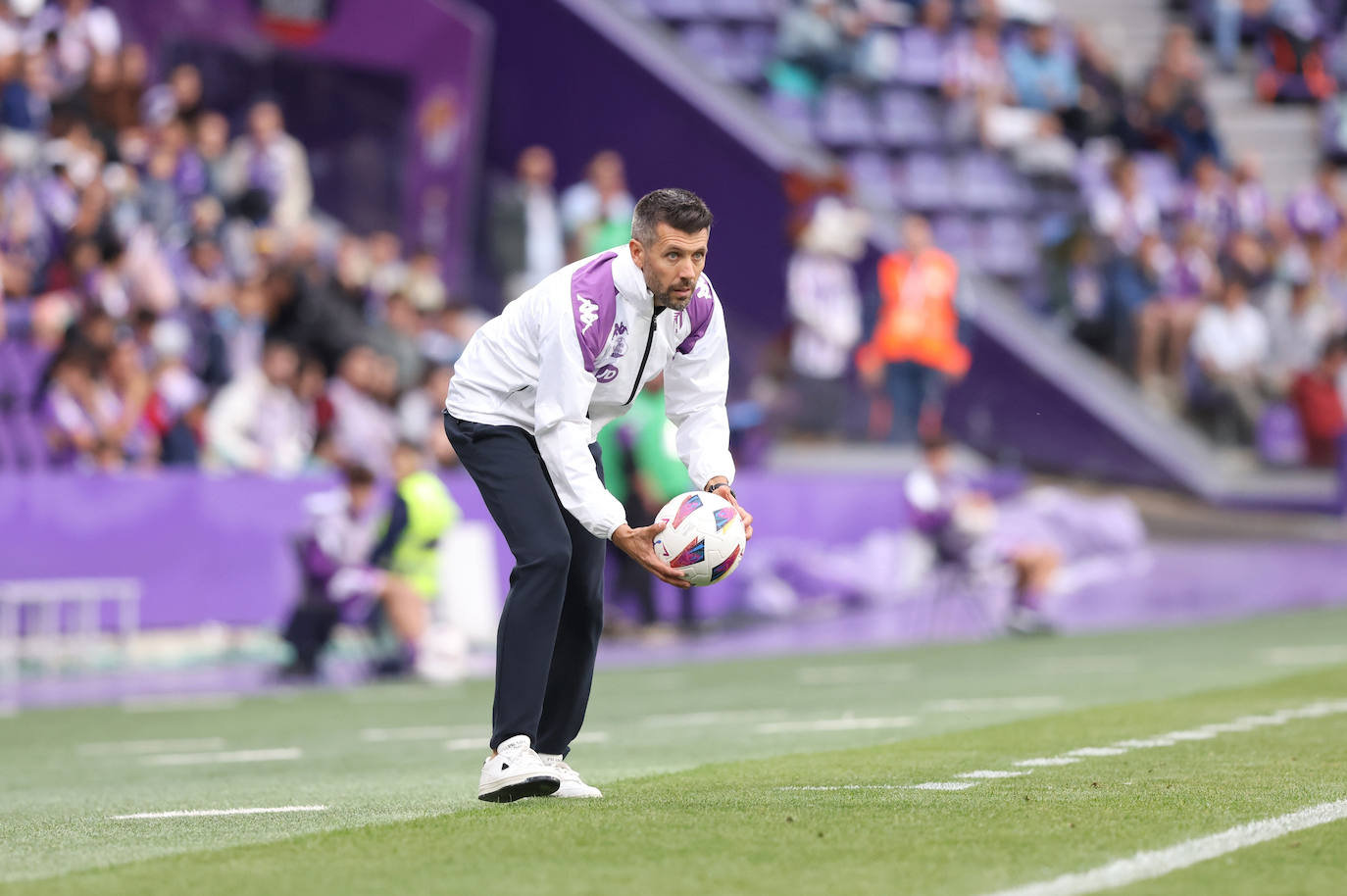 El partido entre el Real Valladolid y el Cartagena, en imágenes