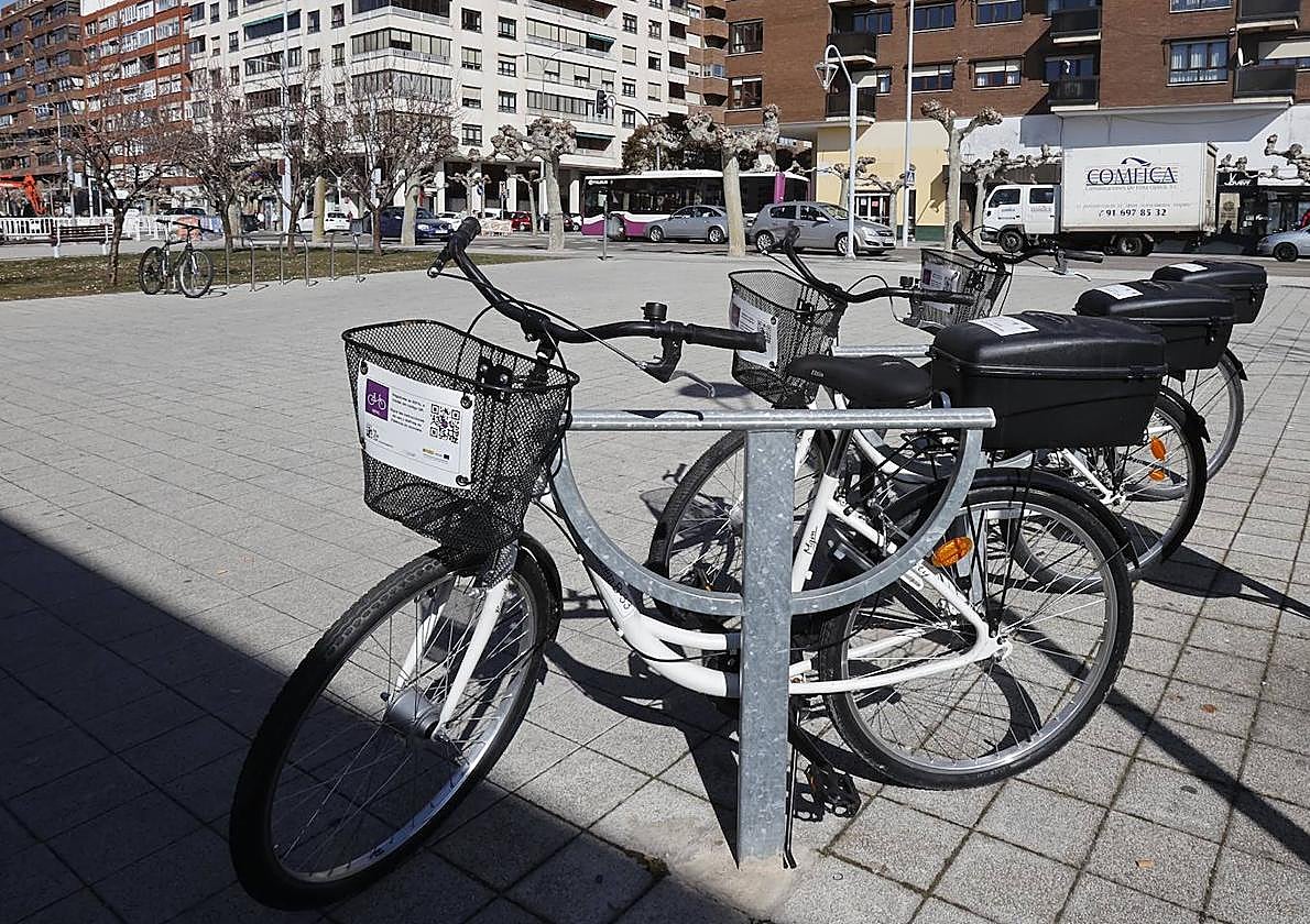 Bicicletas de préstamo del Ayuntamiento de Palencia.