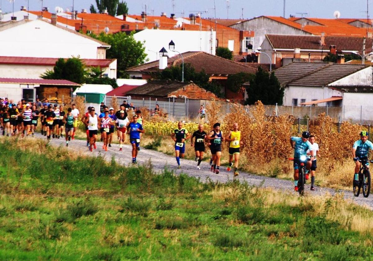 Participantes en la prueba de cross trail.