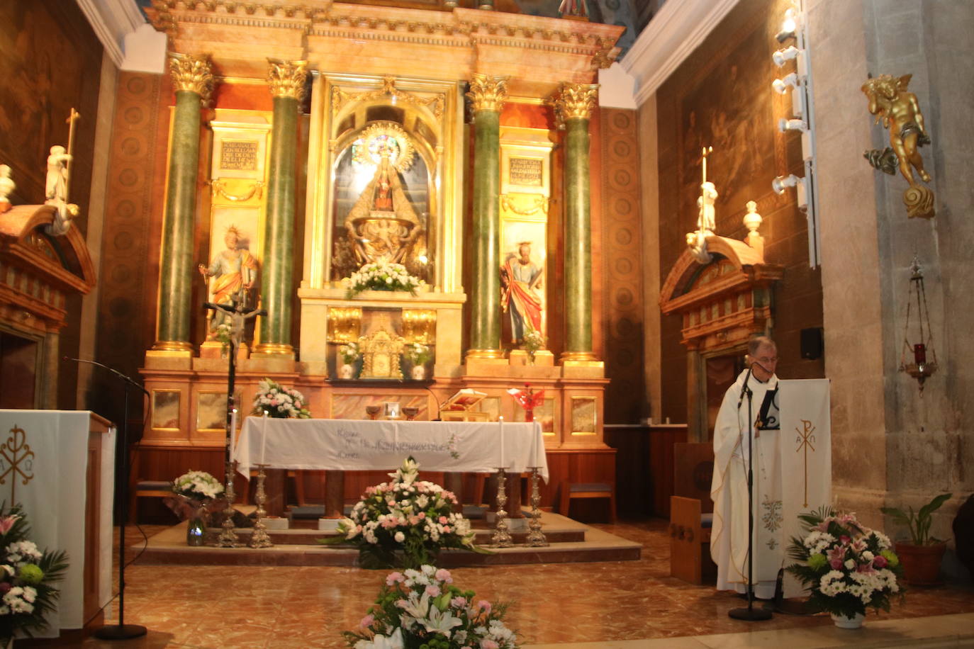 Romería de la Virgen del Henar pasada por agua