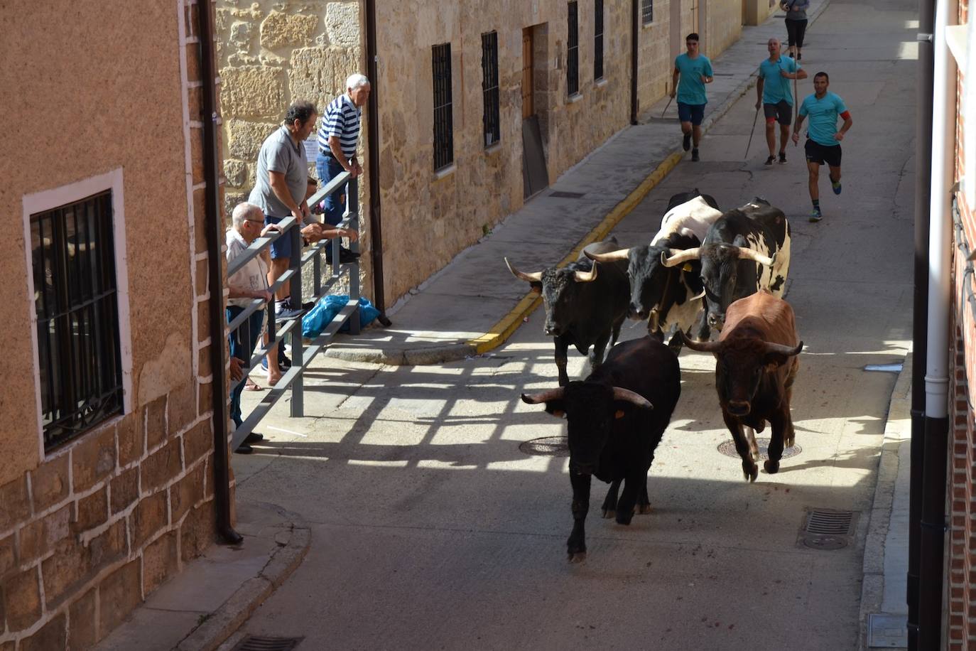 Alegría y color en Astudillo en las fiestas de la Santa Cruz