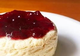 Tartaleta de queso hecha en dos minutos