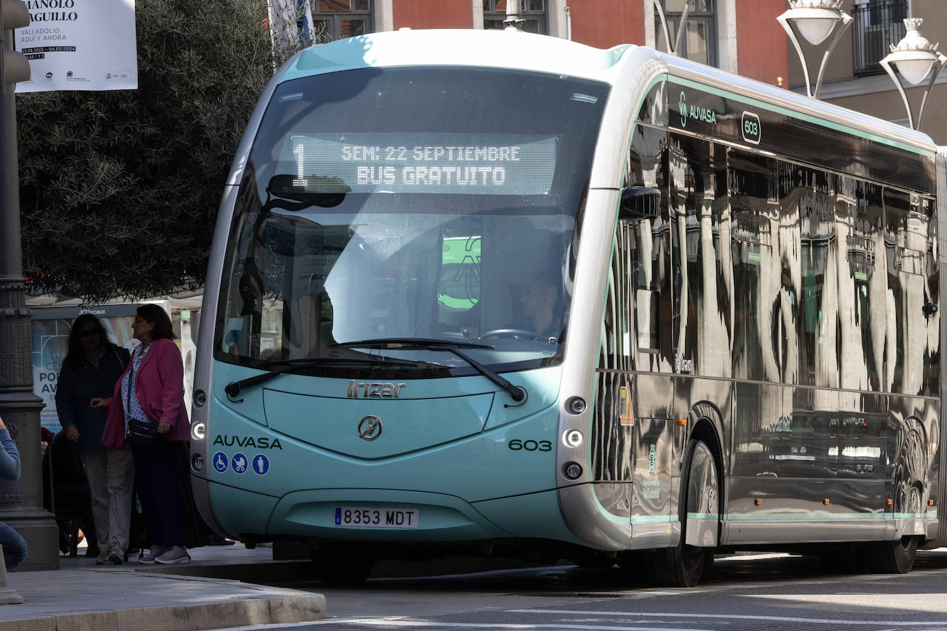 Imágenes del centro de Valladolid en el Día Sin Coche