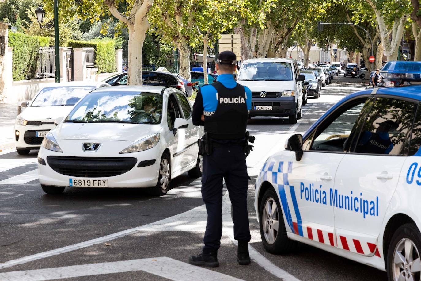 Imágenes del centro de Valladolid en el Día Sin Coche