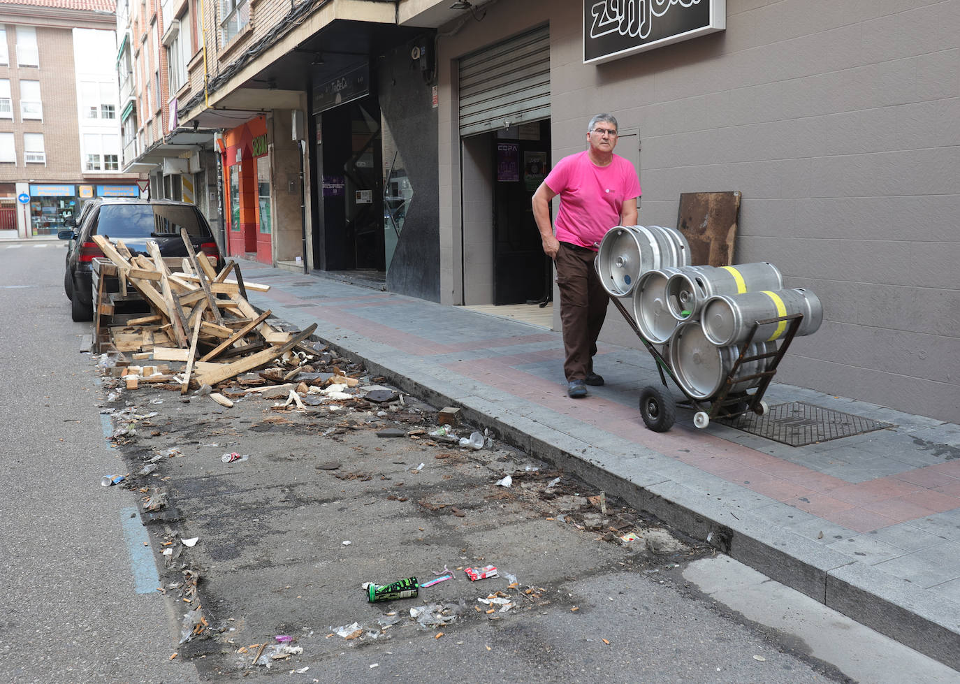 Adiós a las terrazas covid en Palencia