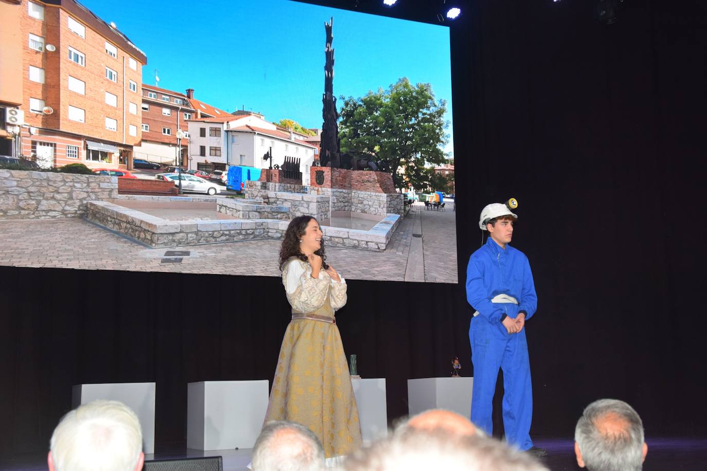 Homenaje en Guardo al peregrino