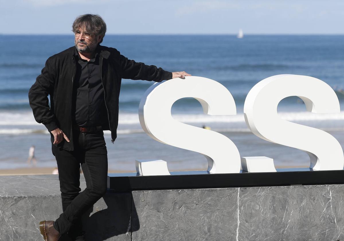 Jordi Évole, durante la presentación del documental 'No me llame Ternera' el pasado sábado en el Festival de Cine de San Sebastián.