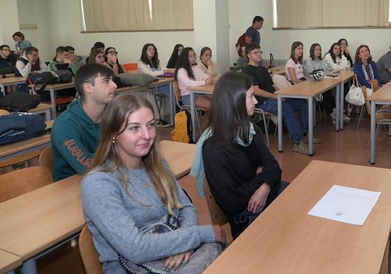 Inicio de curso en el campus de la Universidad de Valladolid en Palencia.