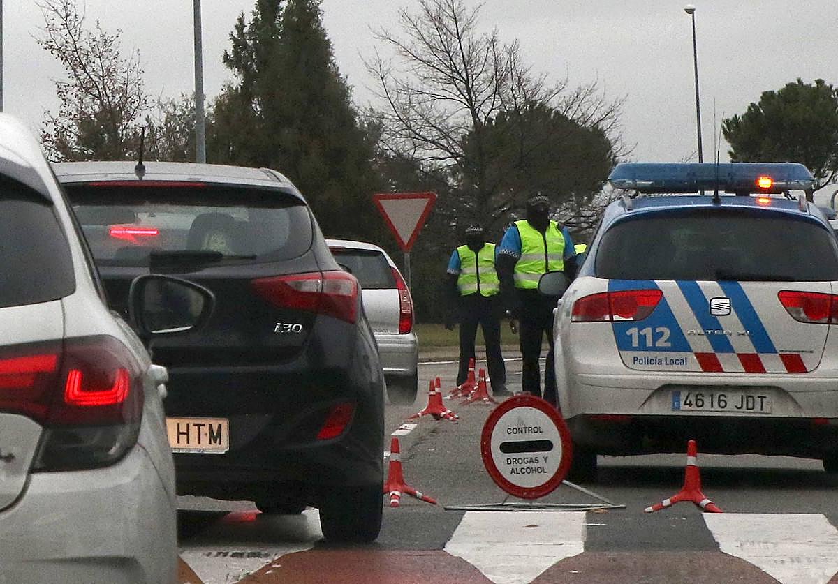 Imagen de archivo de un control de drogas y alcohol en la ciudad de Segovia.