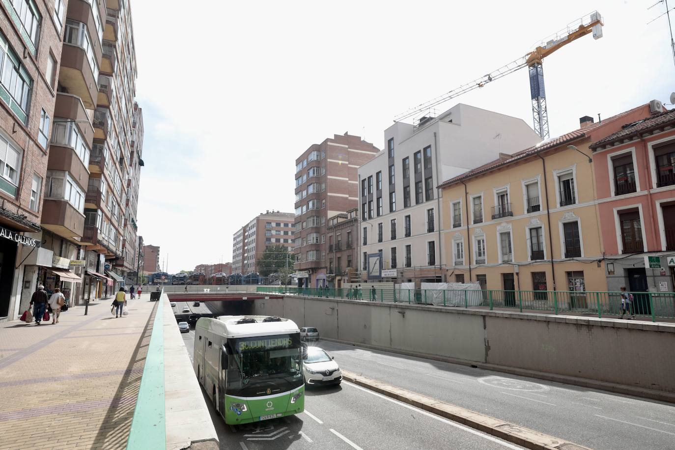 El nuevo edificio que se está construyendo en la plaza Circular