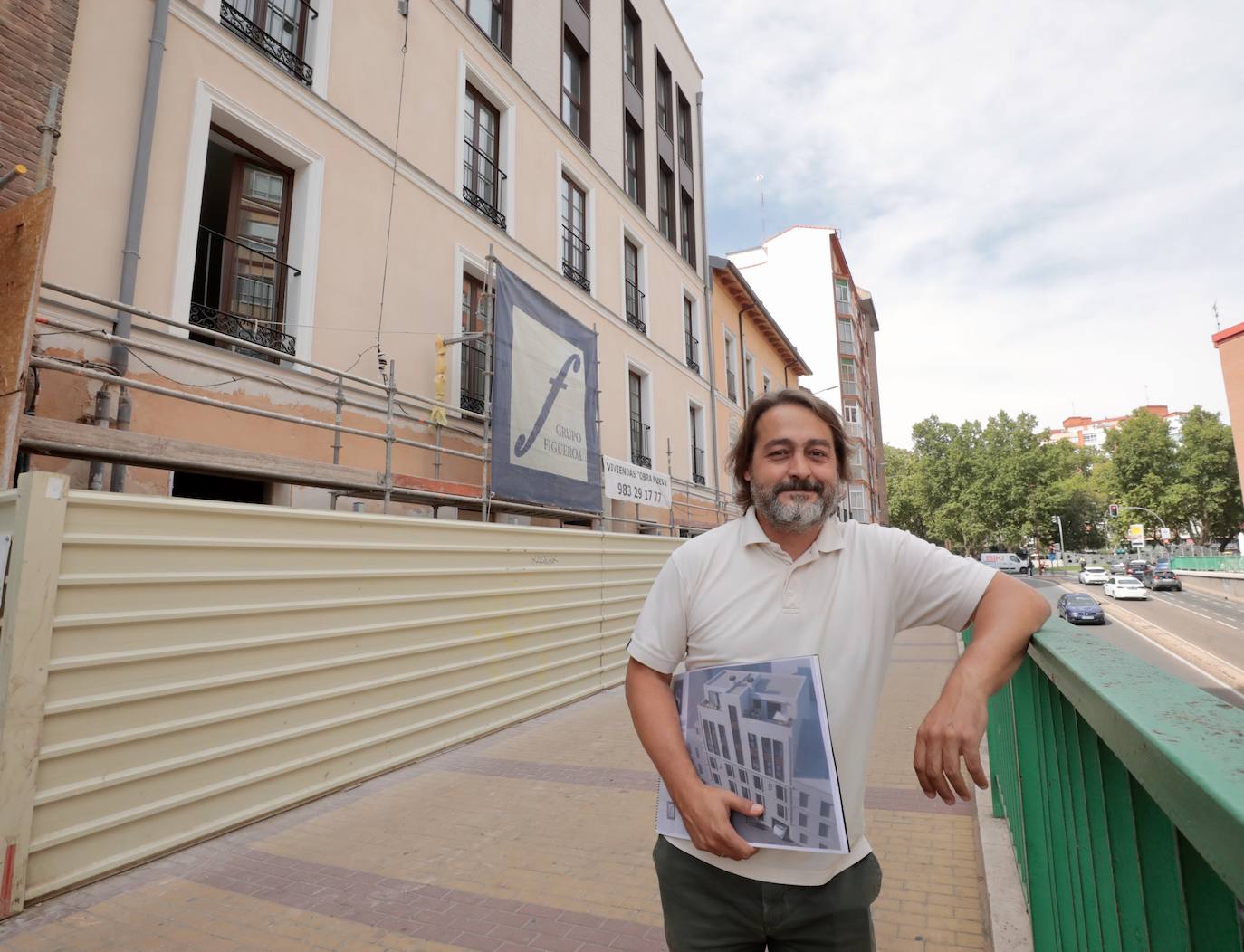 El nuevo edificio que se está construyendo en la plaza Circular