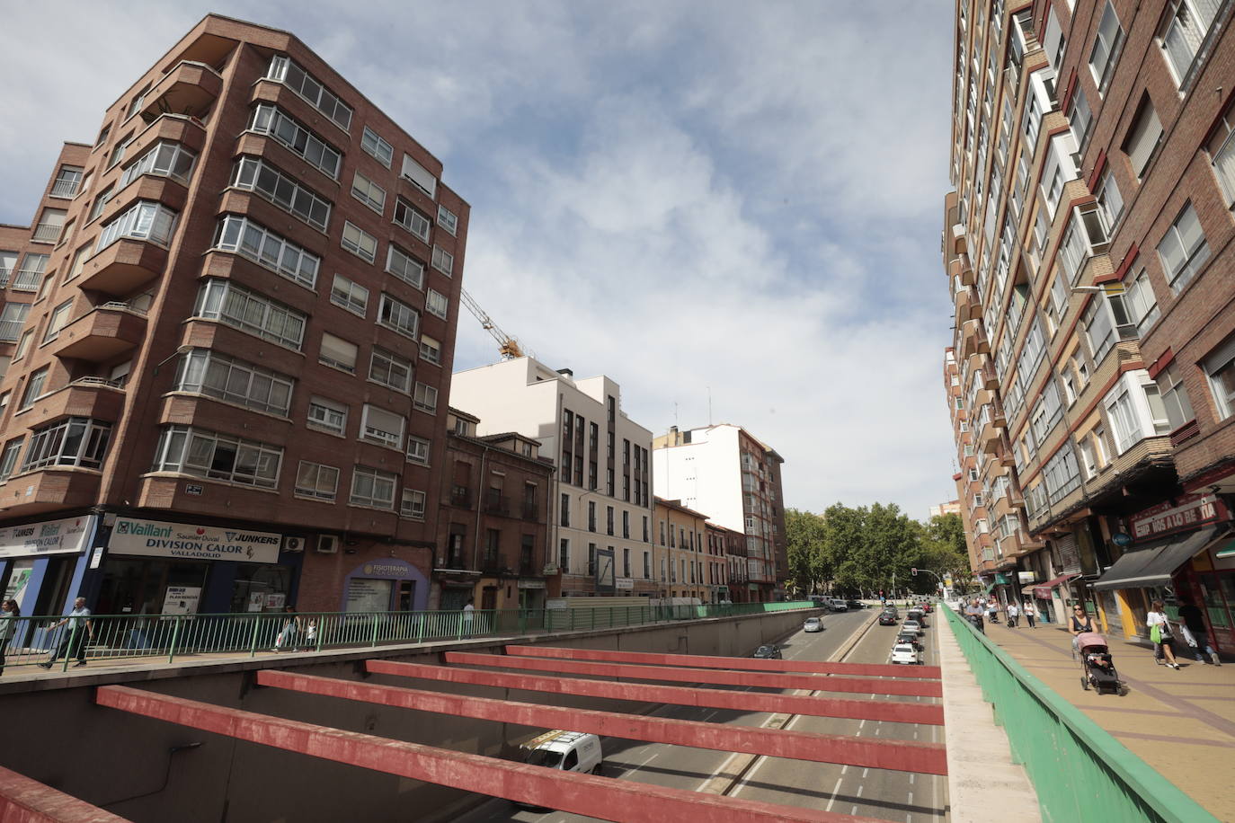 El nuevo edificio que se está construyendo en la plaza Circular